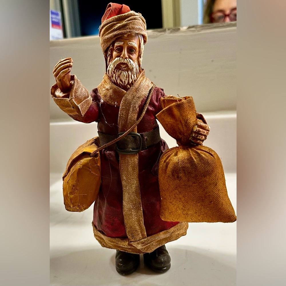 Vintage Father Christmas Paper Mache!